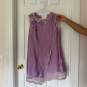 Farah talib Aziz purple silk shirt with pants and dupatta , suit